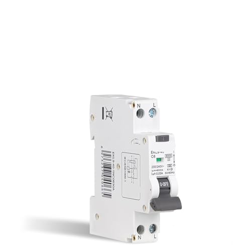 RCBO tipo A contra fugas de corriente con 30 mA de sensibilidad y corte 6KA DPN