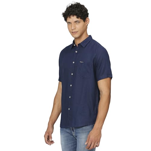 Image of Pepe Jeans Men's Cotton Regular Fit Shirt