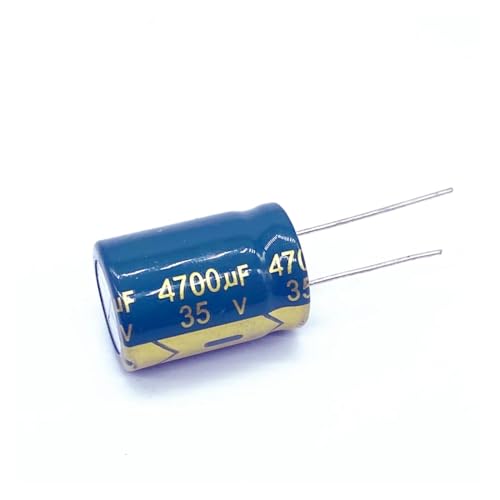 Condensateur 35V 4700uF électrolytique aluminium 16x25mm pour filtrage alimentation audio