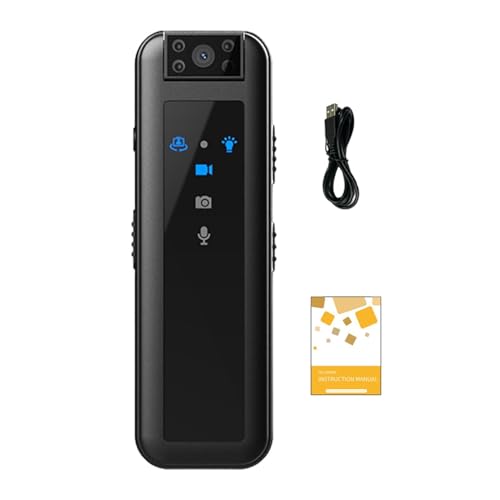 Mini caméra à Stylo 1080p – Caméra corporelle HD avec Clip, caméras Portables CS07 DV | Caméra compacte sans Fil à Vision pour la Maison, l'extérieur,...