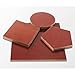OWAWOWA Red Bakelite Phenolic Resin，Electrical Insulation Metal Plate 1mm 1.5mm Thick Antistatic Insulation High Temperature Resistant Plate 5pcs(1.5x100x100mm)
