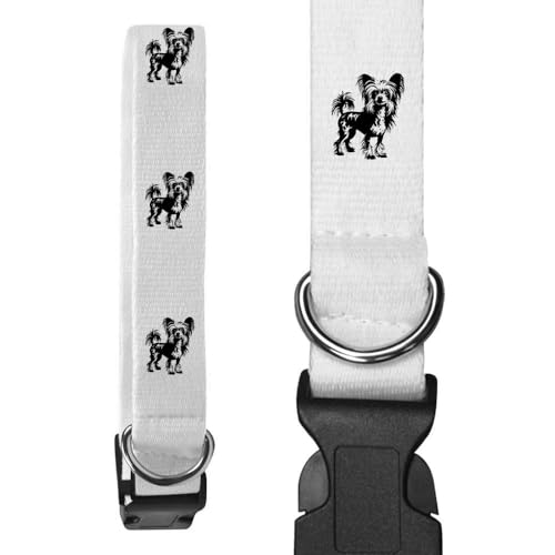 Azeeda Large 'Chinese Crested Dog' Dog Collar (PR00082924)