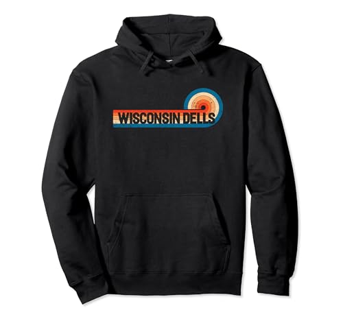 WISCONSIN DELLS - Camisa vintage de la ciudad de Wisconsin Dells Sudadera con Capucha