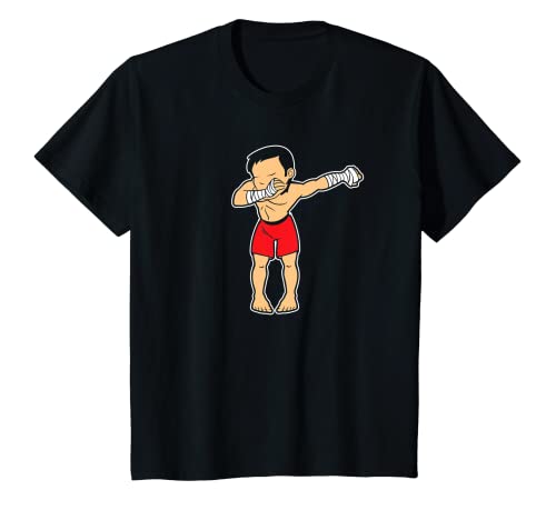 Niños Dabbing Martial Arts Fighter Kickboxer Camiseta Camiseta