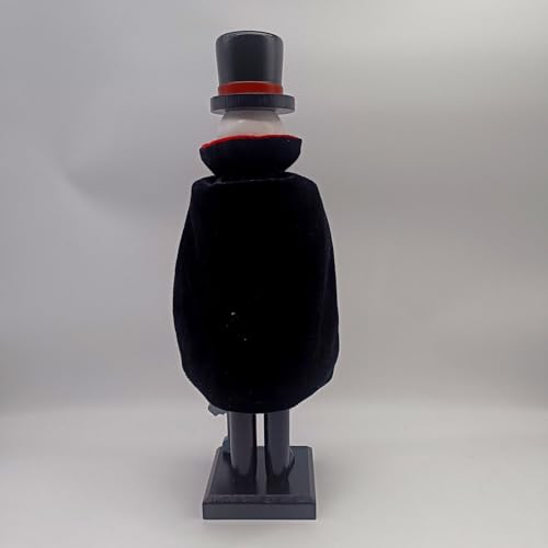 Casse-noisette en bois et squelette vampire, cadeau de fête unique - 8