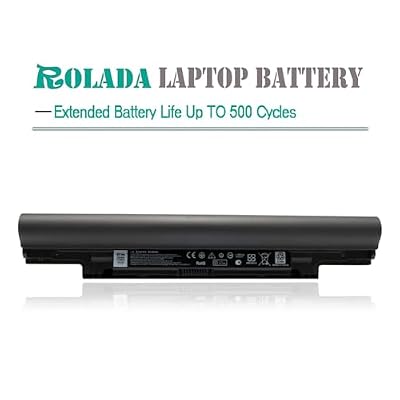 ROLADA YFDF9 5MTD8 Notebook Battery Replacement for Dell Latitude 3340 3350, V131 2 Series; JR6XC YFOF9 Laptop Batteries-11.1V 65Wh