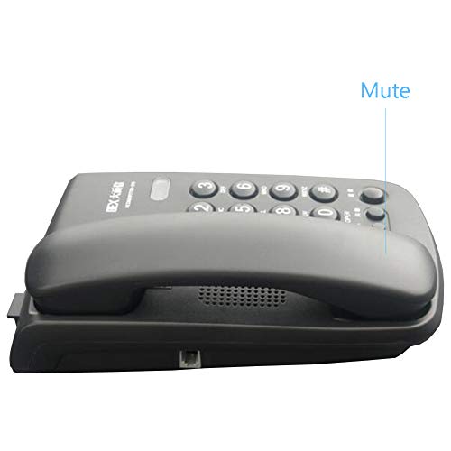 Kerlitar K-P041 Basic Corded Phone With Redial Mute Function Landline Telephone(Black) #TOP3