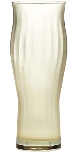 東洋佐々木ガラス ビールグラス 泡立ちぐらす 琥珀 ビヤーグラス (ケース販売) 食洗機対応 日本製 約360ml B-46103GY-S307 60個入