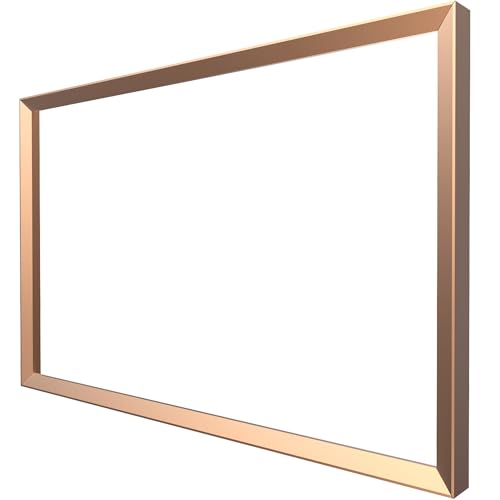 H Huaberich Aluminum Alloy Decorative Frame case for Echo Show 21 (Bronze)