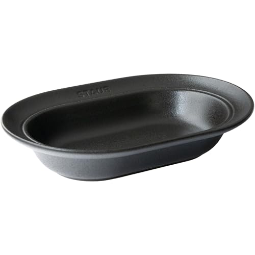 staub �X�g�E�u �u �I�[�o�� �v���[�g 25cm �}�b�g�u���b�N �v�J���[�M �ȉ~�M �Z���~�b�N ���� �d�q�����W�Ή��y���{���K�̔��i�zCeramic Plate Z1035-105