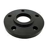 Black Aluminum Rear Sprocket Pulley Spacers For 2000-Up Harley Davidson Motorcycles, 1/2 Inch
