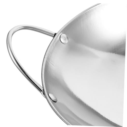 VOSAREA Wok de Acero Inoxidable 2 piezas con Mango Doble miniatura 4
