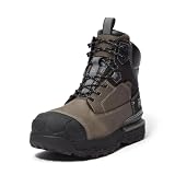 Timberland PRO Boondock Ultralight 6 Inch Composite Safety Toe Impermeabile Industrial Work Boot Uomo, Grigio/Nero, 42 EU