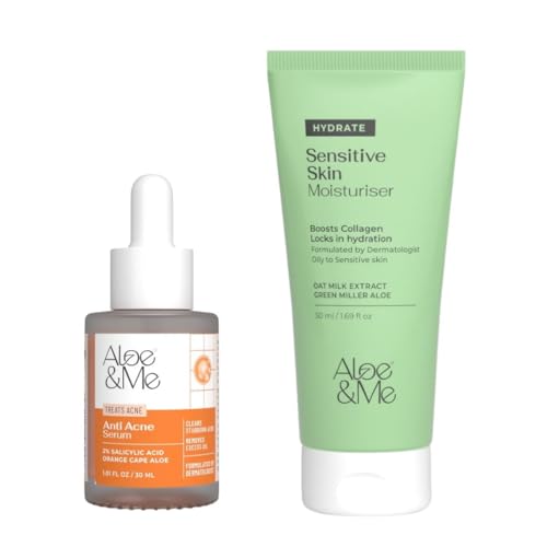 Aloe&Me Store Aloe&Me Clear & Calm Skincare Duo, 30ml + 50ml - Image 2
