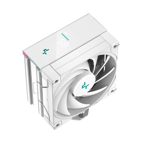 Image of Deepcool AK400 Digital WH 120mm CPU Cooler /CPU Fan - White | Support Intel - LGA1700 /1200 /1151 /1150 /1155 & AMD - AM5 /AM4 - R-AK400-WHADMN-G