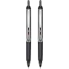 Pilot Precise V5 RT Refillable & Retractable Rollerball Pens, Extra Fine Point Pens 0.5 mm, Black, Pack of 2 - Ideal for School, Journaling & Office Writing