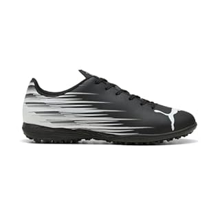 Puma Men's ATTACANTO Turf Trainer Soccer Cleat, Puma Black-Puma White, 10.5