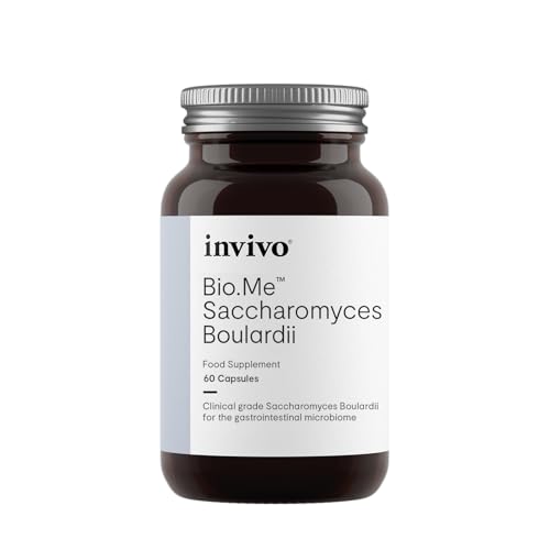 Invivo Bio.Me Saccharomyces Boulardii Probiotics Supplement Targeted Gut Microbiome Support Probiotic Clinically Informed Probiotics for Women and Men Digestive Health