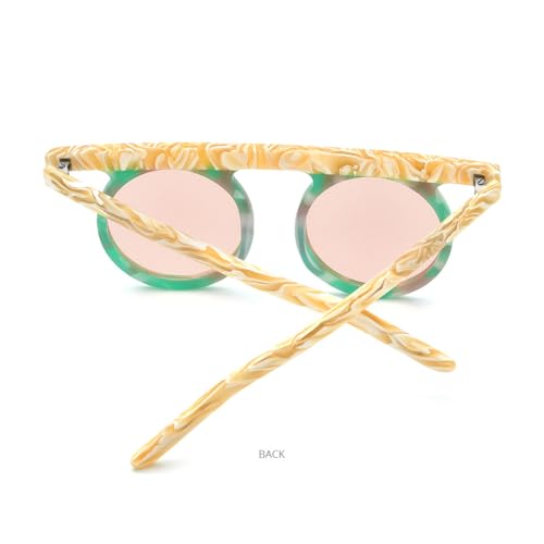 Lunettes de soleil polarisées MUTYNE en acétate mat d'exception