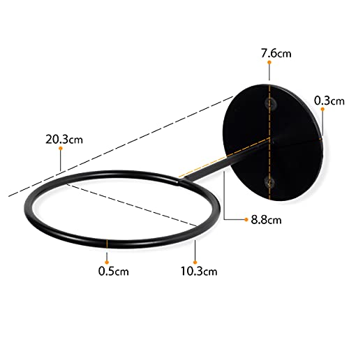 Wallniture Palla Ball Organizers And Storage For Soccer Ball & Basketballs Metal Rack Set Of 5 Black #TOP4