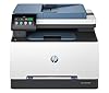 HP Color LaserJet Pro 3302fdw 499Q8F, Stampante Multifunzione A4, Stampa Fronte e Retro Automatico, 25 ppm B/N e a Colori, USB, Wi-Fi, Ethernet, Fax, Copia, Scansiona, ADF da 50 Fogli, Smart, Blu