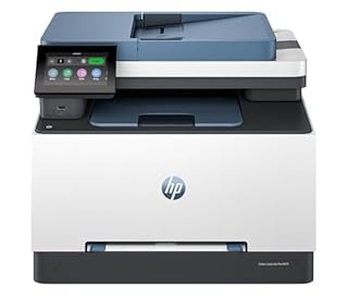 HP Color LaserJet Pro 3302fdw 499Q8F, Stampante Multifunzione A4, Stampa Fronte e Retro Automatico, 25 ppm B/N e a Colori, USB, Wi-Fi, Ethernet, Fax, Copia, Scansiona, ADF da 50 Fogli, Smart, Blu