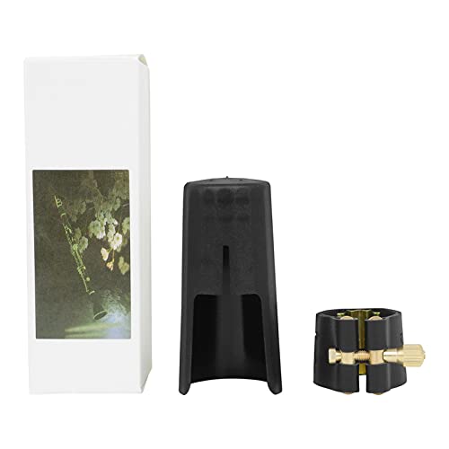 PU レザー サックス リガチャー クリップ ファスナー サックス マウスピース キャップ サックス クラリネット アクセサリー