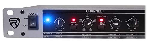 Rockville RX230 2-Way Stereo/3-Way Mono Crossover, XLR Input/Output, Adjustable Crossover Range, 24 dB/Octave Filters, Rack-Mountable for DJs and Live Sound - Thumbnail 5
