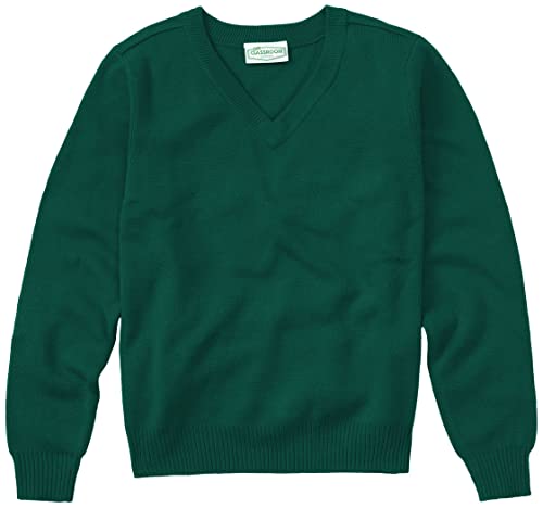 Image of Classroom School Uniforms Big Kid Long Sleeve V-Neck Sweater 56702