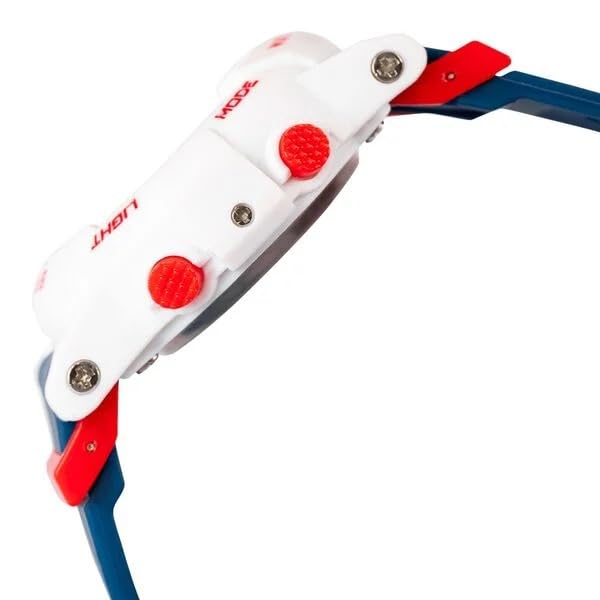 Image of Zoop Digital Watch with White Case, Digital Dial & Blue Strap for Boys Kids, from House of Titan - 16050PP01W