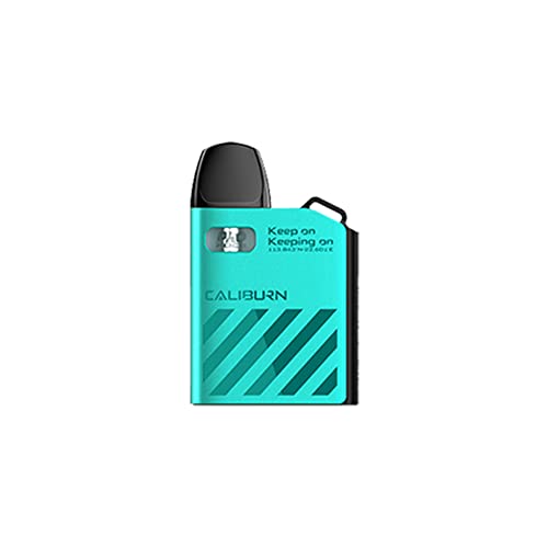 Original Uwell Caliburn AK2 Pod Vape Pen 520mAh 15W 2ml Cartucho Pod Vape Vaporizador Kit de cigarrillo electrónico VS Caliburn A2 Kit (Azul turquesa) Cover