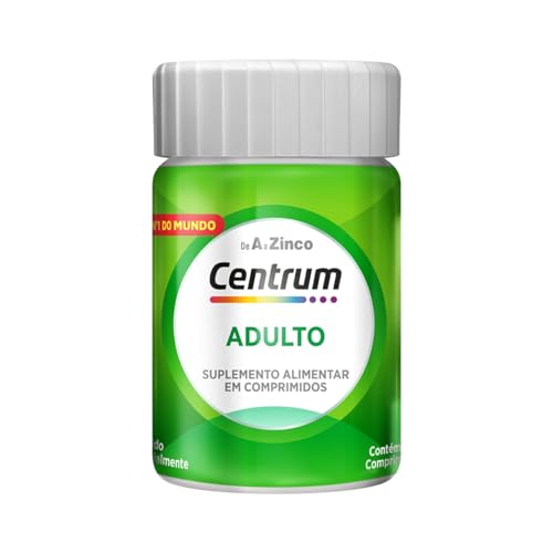 Centrum Adulto Multivitaminico Diário Adulto de A a Z, com Magnesio e Vitamina D, 30 comprimidos