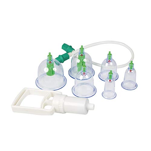 Set de 6 ventosas de plástico con bomba de vacío M006