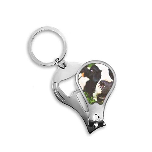 Coupe-ongles de pieds pour ongles épais avec motif vache rustique