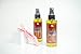 Walker Tape C-22 Solvent Spray Remover for Lace Wigs, Toupees, and Tape-in 100% Remy Human Hair Extensions (2 Pack w/Free Shark Clip)