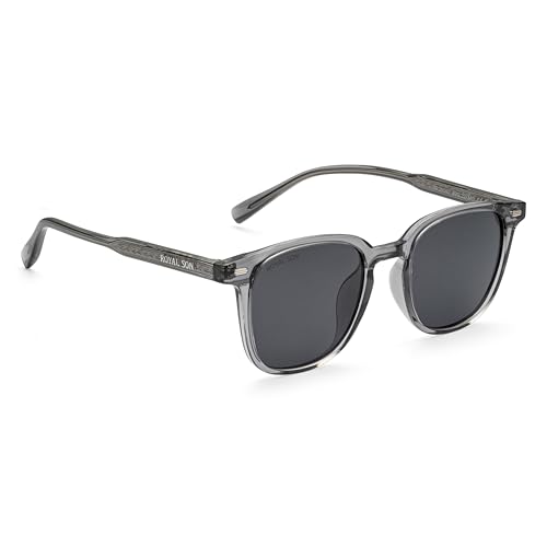 Image of ROYAL SON Polarized Stylish Sunglasses | UV Protection | Branded Retro Square | Classic | Men & Women | Small | SG-RS1112