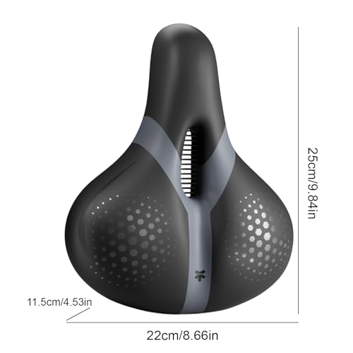 Selle de vélo rembourrée et confortable pour hommes et femmes - 5