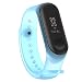 Produktbild GQFDBS Armband Kompatibel mit Xiaomi MI Band 5/6/NFC, Sanft Bunt Halbtransparentes TPU Ersatz Sportarmband Band, Wasserdicht Ersatz Uhrenarmband für Männer Frauen (Himmelblau)