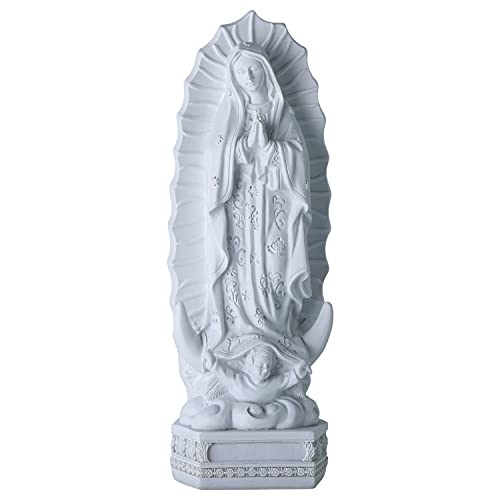 orenm Figurine de Notre-Dame de Guadalupe de 20,3 cm H Vierge de Guadalupes Marie, collection de statues, religieuse catholique, décoration de table pour la...