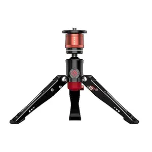 IFOOTAGE Cobra 3 Base,Portable Tabletop Mini Tripod Mount with 360 Degree Rotatable Ball-Head,Quick Release Platform,Max Load 17.6 lbs