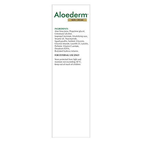 Aloederm-Skin-Cream-for-treating-Dry-Skin-Cold-Processed-Aloevera-Delays-Ageing-As-Shown-in-Image-50-gram Aloederm Skin Cream for treating Dry Skin, Cold Processed Aloevera, Delays Ageing, As Shown in Image, 50 gram