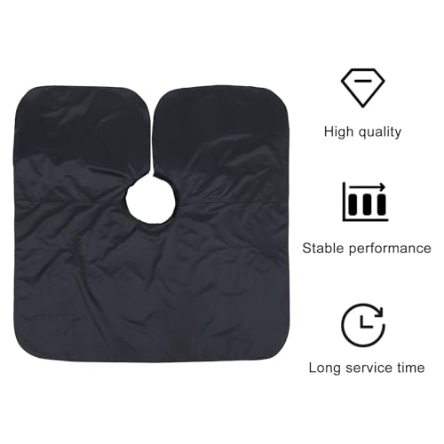 Capa impermeable para teñir cabello FUOYLOO negra grande miniatura 6