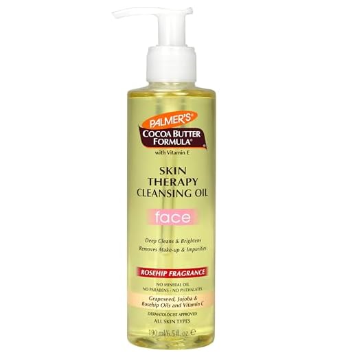 Palmers Cocoa Butter Skin Therapy Cleansing Oil, Face, Rosehip Fragrance, 6.5 Ounce