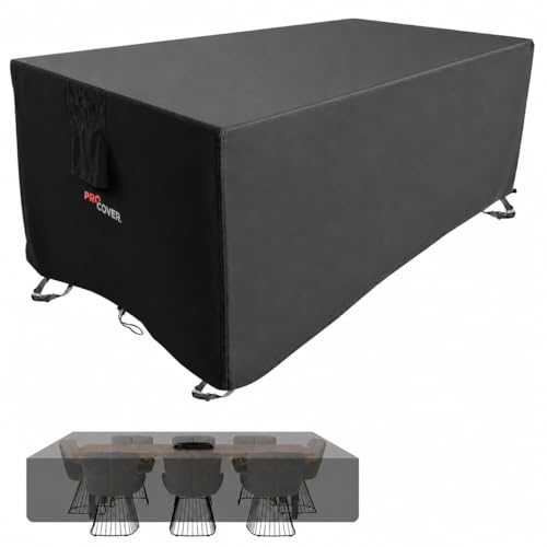 Housse de protection imperméable pour stopper l'humidité et protéger votre table de terrasse