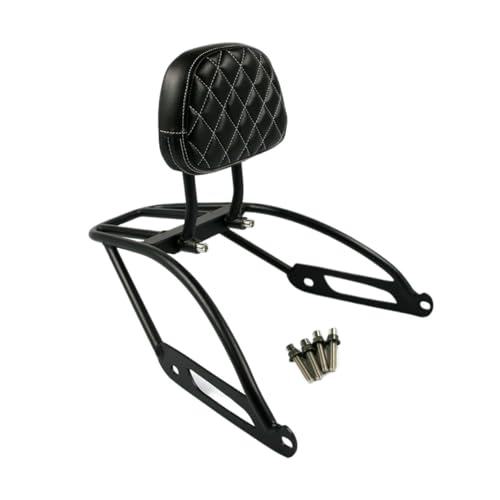 Porte-Bagages Amovible avec Coussin de Dossier Moto Street 750 500