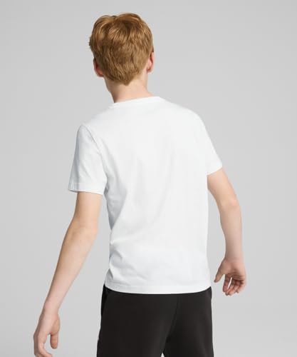 Image of Puma Boy's Graphic Print Regular Fit T-Shirt