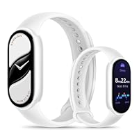 Xiaomi Smart Band 10, Smart Watch,Fitness-Tracker, 1,72" AMOLED Display, 21 Tage Akku, 5ATM Wasserdichtigkeit, SPO₂ & Herzfrequenzmessung, Schlafüberwachung,150+ Sportmodi, Ceramic Edition Pearl White – Ansicht 1