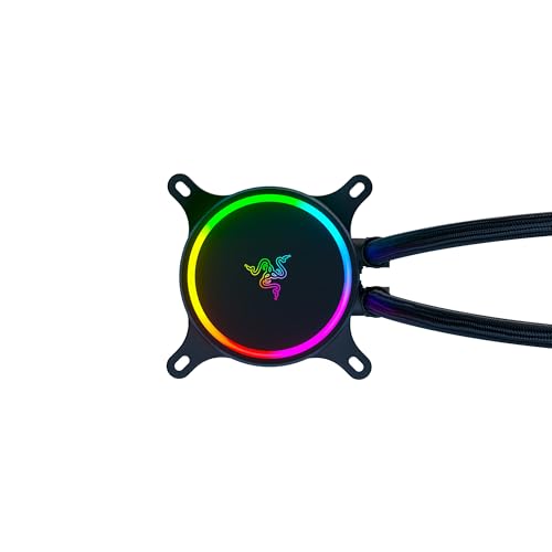 Razer Hanbo Chroma (240mm) - Refroidisseur de Liquide aRGB Chroma Tout en Un (Design AIO Ultime, Ventilateurs aRGB Silencieux et puissants, Refroidissement Liquide Silencieux, Support PWM) Chroma