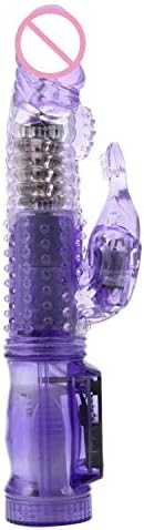 John Holmes 12 Speeds Up Vibration and Rotation Rabbit S Female Manual, Women Funny Product,China,Purple