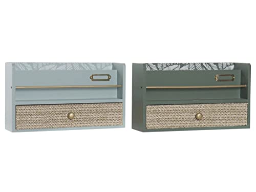 Item Int Organizador MDF PP Gris Claro 30x9x17cm